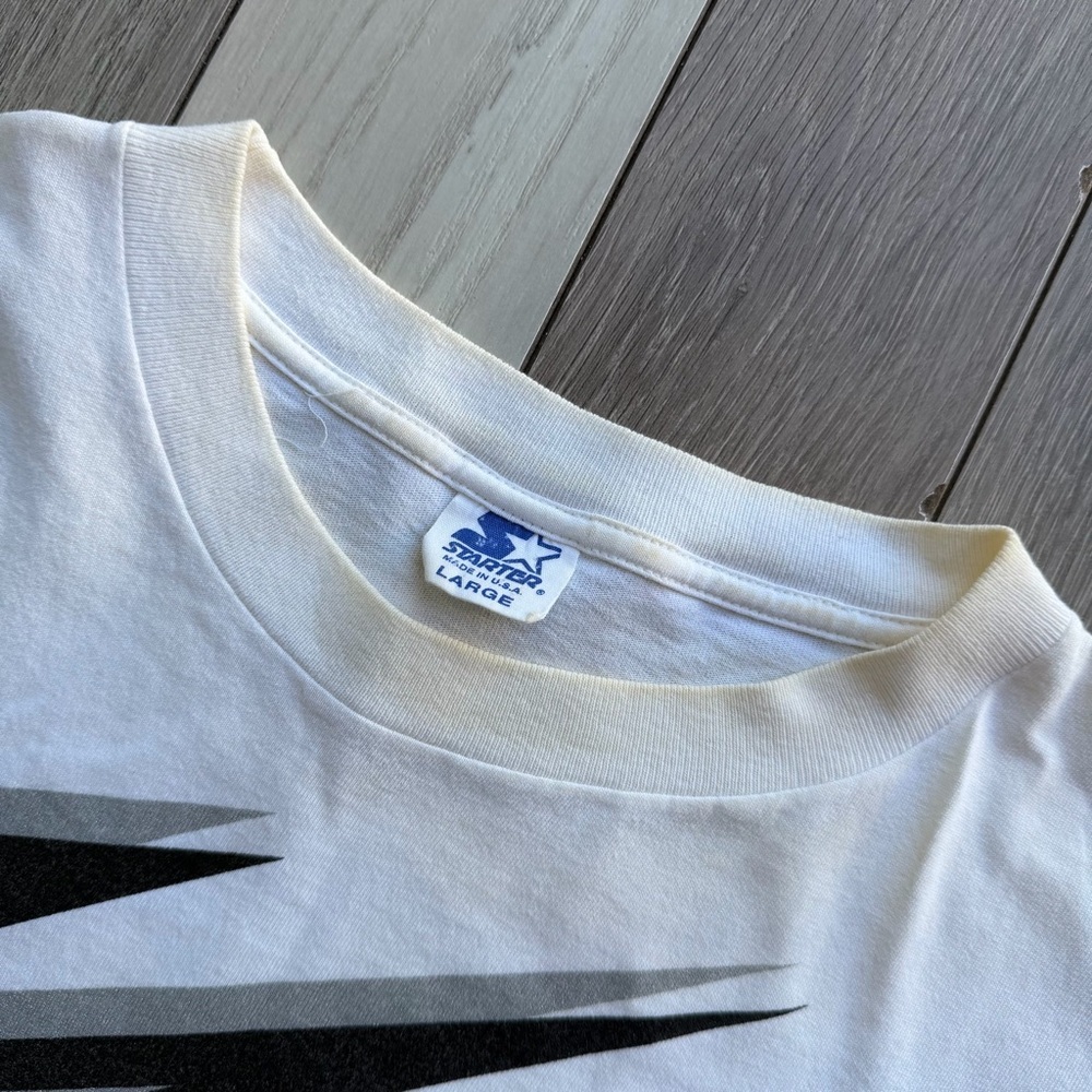 Vintage 1996 NFL Starter Raiders Shatter Logo T-Shirt - Picture 5 of 7